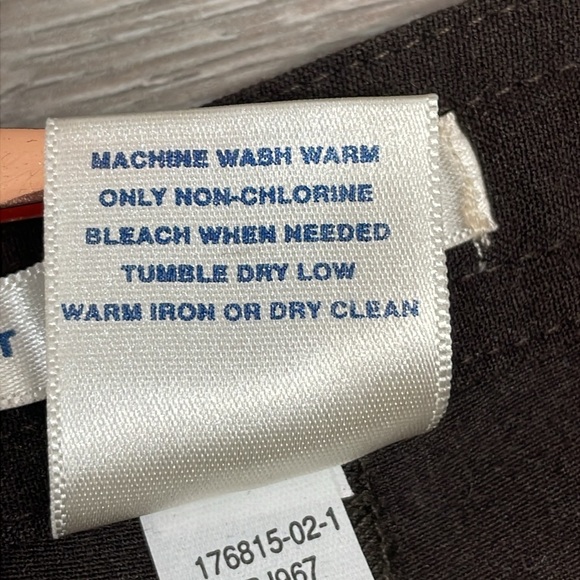 Old Navy Vintage Y2K Flat Front Wide Leg Chocolate Brown Dress Pants 4 - Picture 13 of 15